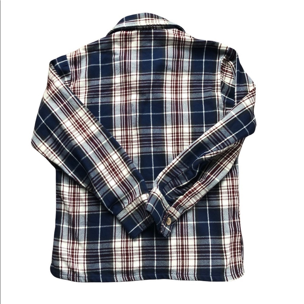 VTG Levi’s Mens Woven Cotton Blend Plaid Button Up Classic Shirt Farmer Western - Picture 3 of 5